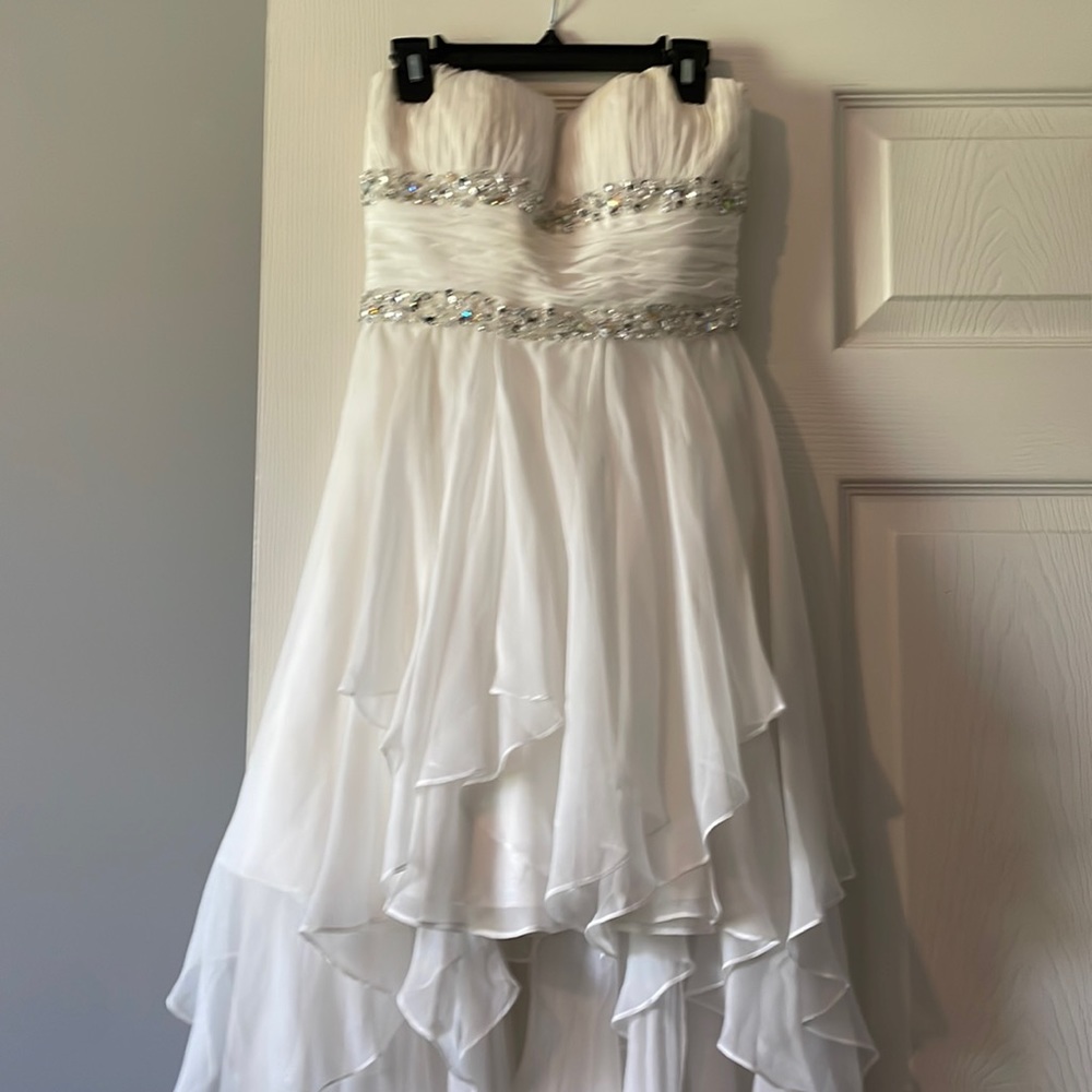 Homecoming/prom/wedding dress strapless